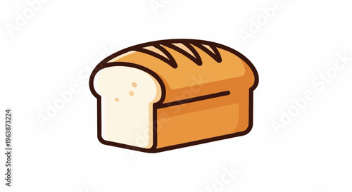 A sliced loaf of bread with a golden brown crust and soft white interior