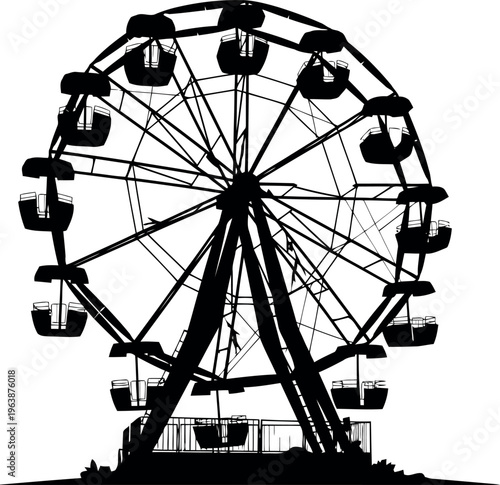 ferris wheel at night