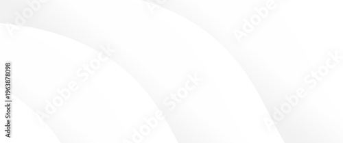 Abstract Minimalist White and Light Grey Background with Soft Dynamic Curves and Fluid Waves, Clean Modern Backdrop for Corporate Banners, Technology Headers, and Web Design. eps 10