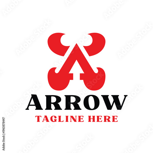 Letter A Horn Logo Design symbol Graphic Vector