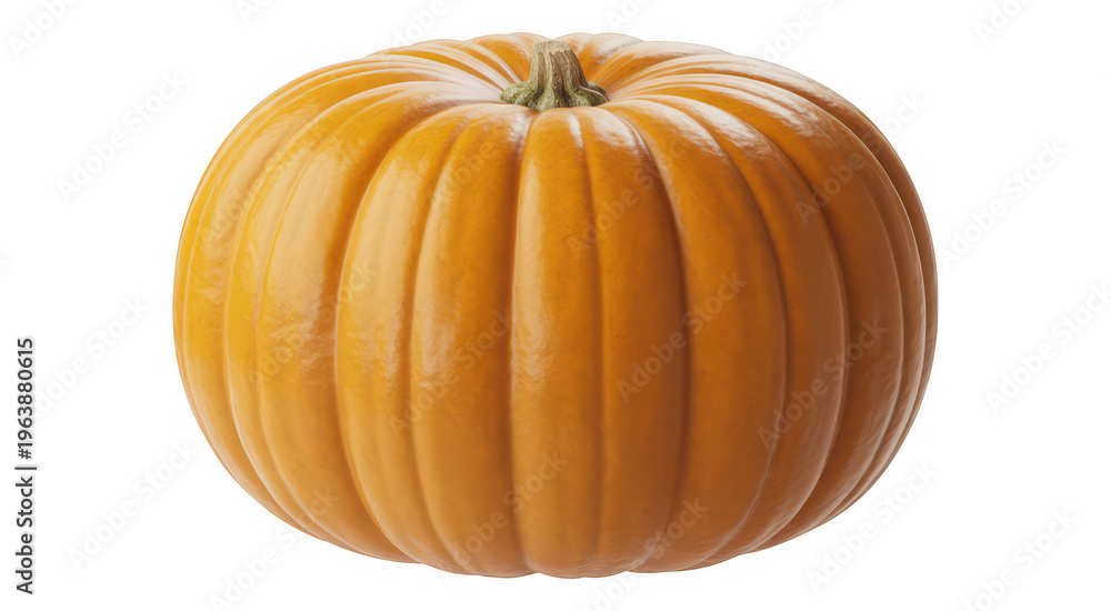 Obraz premium Orange pumpkin vegetable food isolated on a transparent background