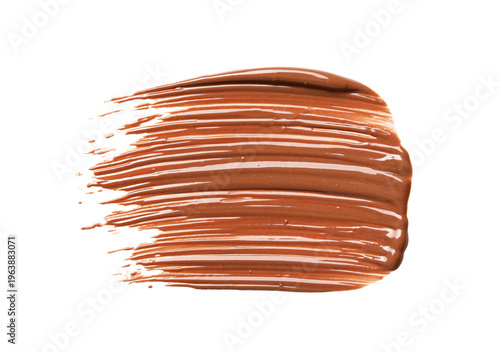 Smear of melted chocolate o...