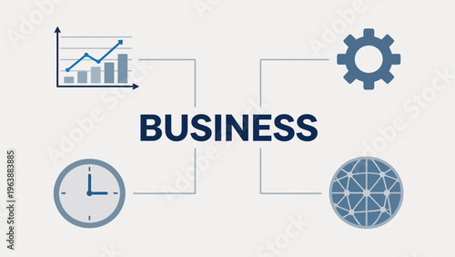 Business concept with icons