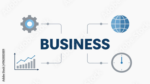 Business concept with icons