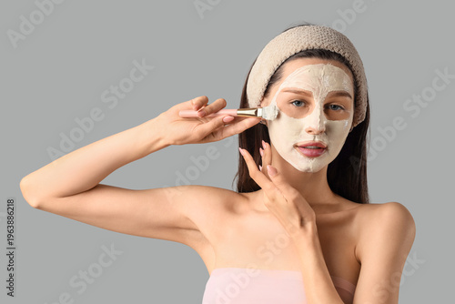 Beautiful young woman with ...