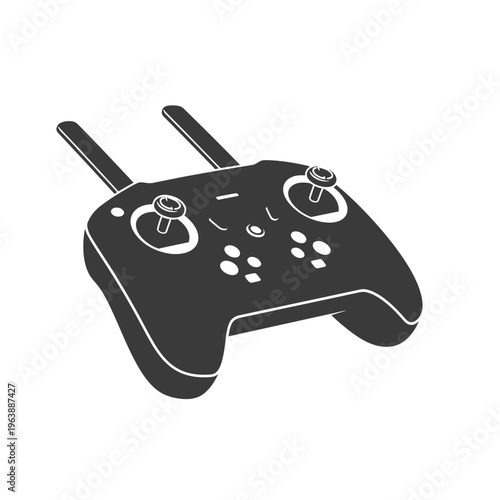 Black Wireless Remote Control Device.