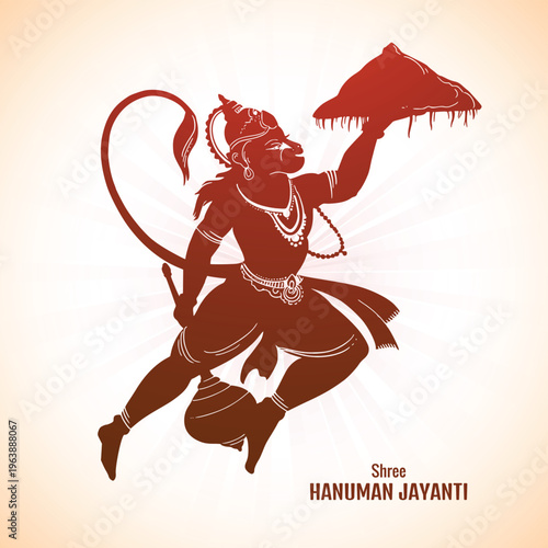 Shree hanuman jayanti celebrates the birth of lord hanuman