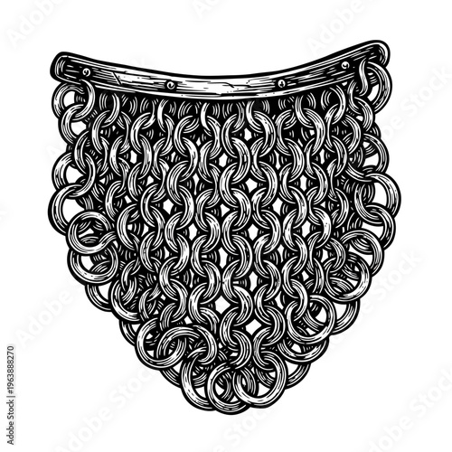 Chain Mail Armor Metal Protection.