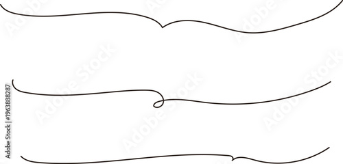 シンプルな手描きの吹き出しあしらい見出しデザイン素材装飾