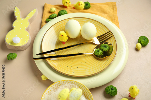 Stylish table setting for E...