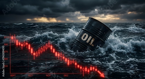 Oil Market Crash Amid Stormy Seas and Falling Prices