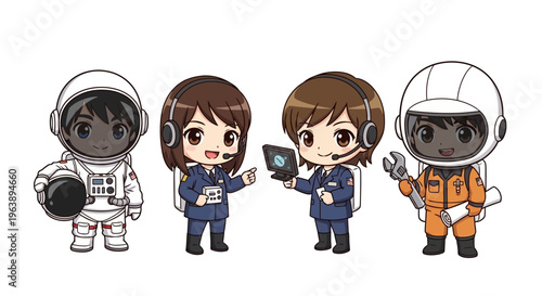 Astronauts and Space Engineers Team.