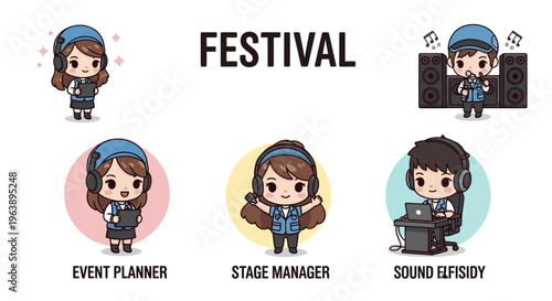 Festival Event Planning Team Roles.