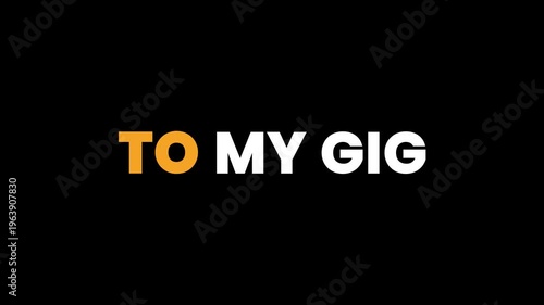 Kinetic Text Animation Titles
