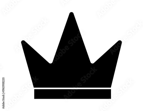 シンプルな王冠のイラスト　