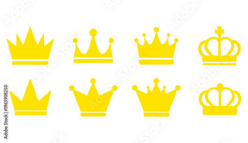 シンプルな王冠のイラスト　