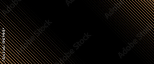 Black diagonal straight lines background. Dark linear abstract wallpaper. Red diagonal lines background for brochures, banners, posters, presentations. Vector