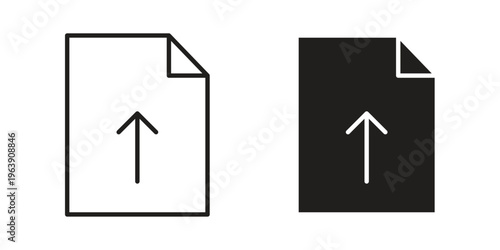 Export icon and symbol. Vector logo design element.
