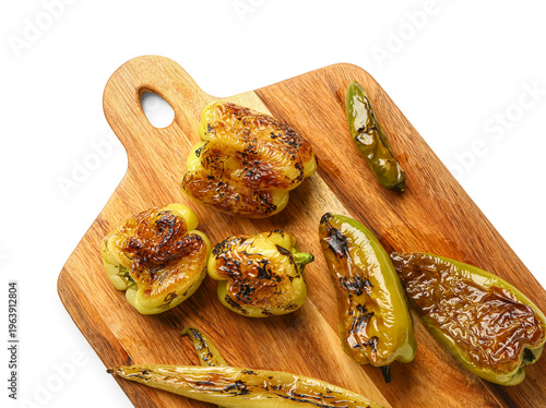 Wooden board with different...