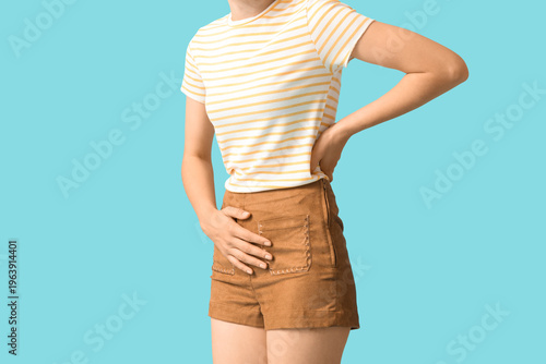 Young woman suffering from ...