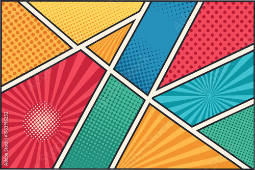 Depicting Pop Geometric Comic Bold Stunning Creative Visual