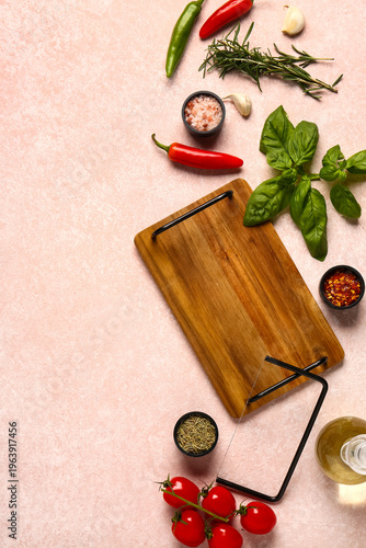 Composition with wooden kit...