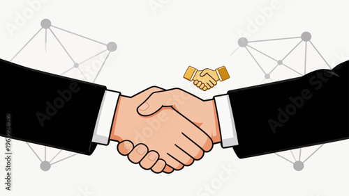 Business handshake agreement