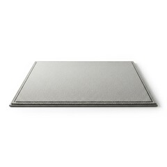 A gray rectangle object with a white background