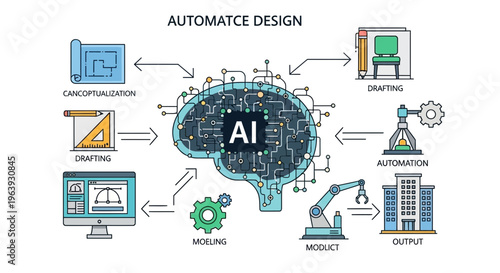 AI powered vector editing process creates new industrial design concepts