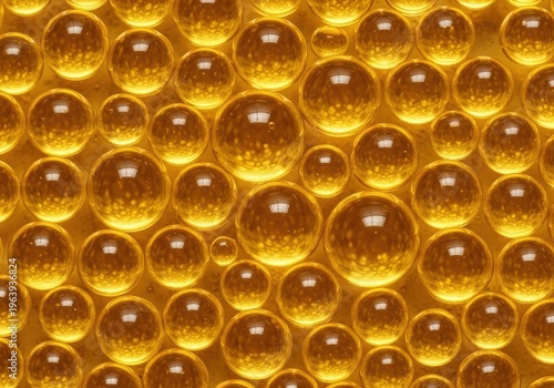 A close-up view of a honeycomb filled with honey and capped cells