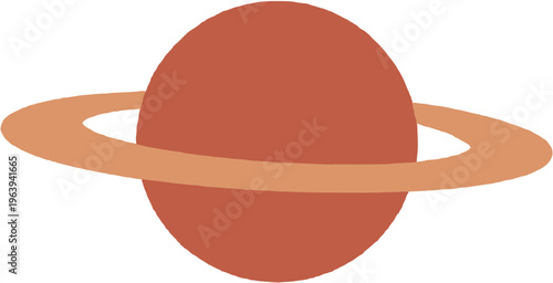 ringed planet icon