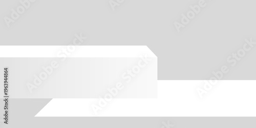 White Abstract Studio Room with Podium Display and Soft Lighting for Product Presentation,vector Eps 10