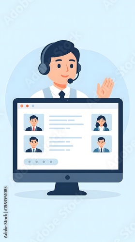 Friendly Customer Service Agent with Web Interface for Support Calls
