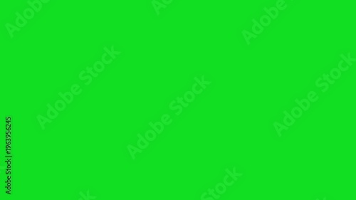 Twinkling stars animation, green screen video