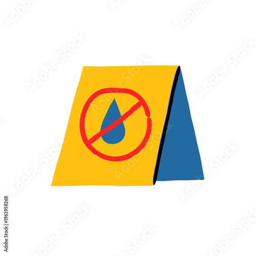 Hand Drawn Illustration of Out of Gas