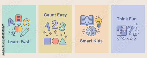 Count Easy, Smart Kids, Early Learning, Math Basics, Brain Power, Intellectual Growth, Educational Games
