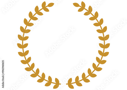 高級感のある月桂冠のアイコン