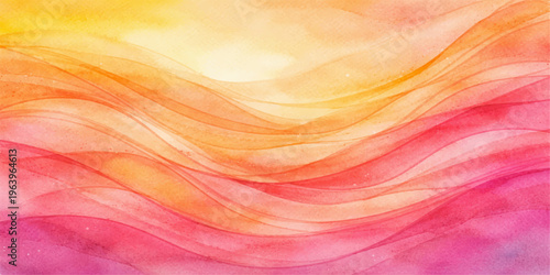 Bright motion of abstract colorful waves creates an artistic backdrop featuring a rainbow pattern of blue and pink lines with a light texture energy concept