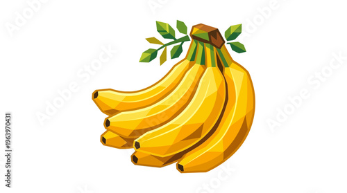 A bunch of ripe yellow bananas.