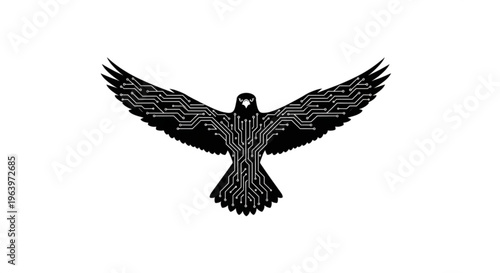 Abstract vector illustration of a mysterious hooded individual, symbolizing digital anonymity, cybersecurity concepts, and the hidden aspects of online identity in the virtual world