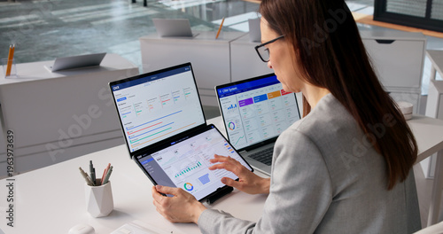 Cuadro en lienzo ERP Specialist Analyzes Business Management Software Across Several