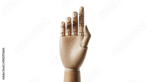A hand with five fingers raised in a relaxed position Vector