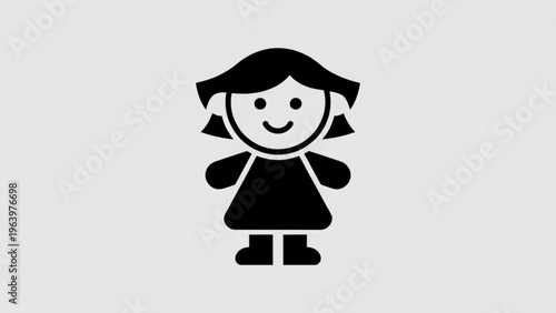 Four cartoon bears standing in a row with different shades of brown and black fur Vector