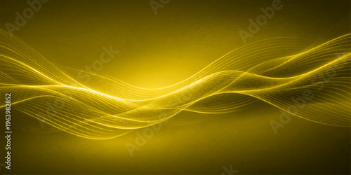 An abstract blue vector illustration featuring smooth fractal wave lines that create a dynamic motion pattern for a futuristic light flow backdrop design