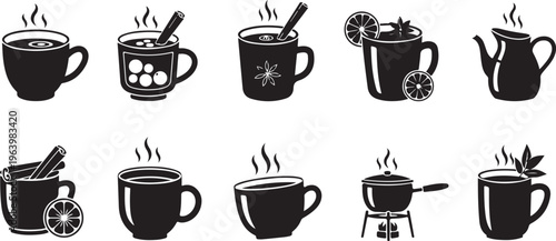 Collection of black and white zero 10 percent alcohol labels and stamps, ideal for non-alcoholic beverage packaging and marketing.