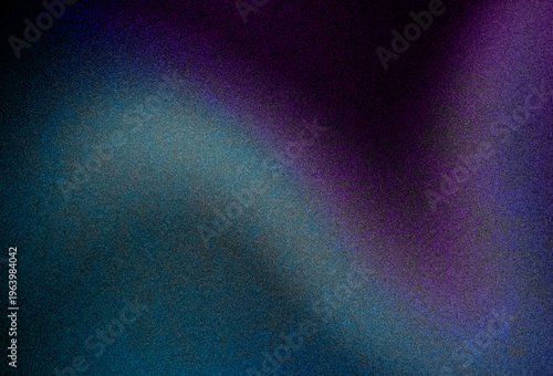 Abstract neon gradient background with smooth flowing blend of blue, teal, and purple colors. Soft grain texture with modern vibrant glow, perfect for website banners, social media posts, presentation
