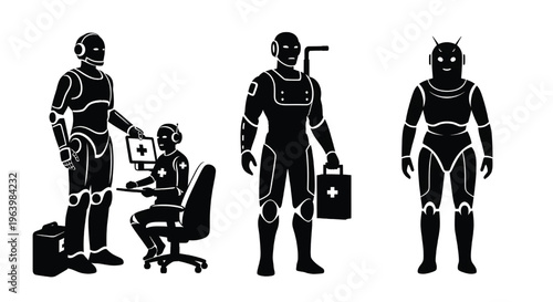 Medical robots providing healthcare services