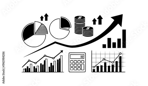 ROI and Budget Planning Vector Illustration – Financial Management Concept