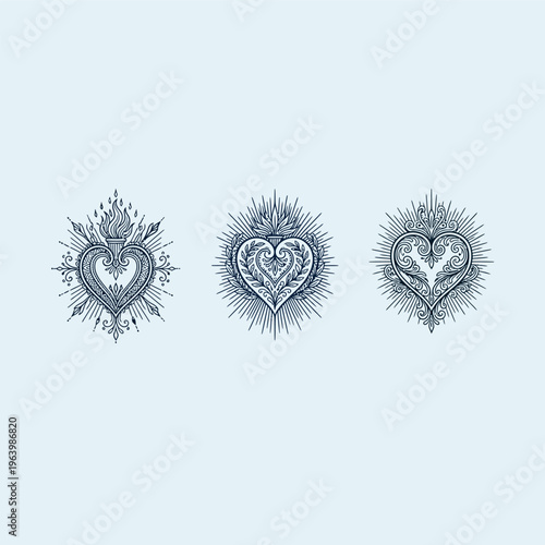 THESE HIGH QUALITY SACRED HEART JESUS VECTOR FOR USING VARIOUS TYPES OF DESIGN WORKS LIKE T-SHIRT, LOGO, TATTOO AND HOME WALL DESIGN
