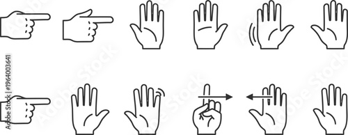 American sign language handshapes and finger spelling